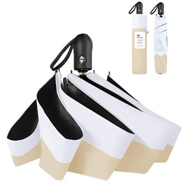 Shishivera Parasol, Ultra Lightweight, Approx. 7.1 oz (205 g), Folding, UV Protection, 100% Shine, Rainy Season, Auto Open and Close, Umbrella, Rain Umbrella, Rainy Season, UV Protection, For