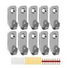 ZAAWUUT 10-Pack Heavy Duty Wall Mount Hooks,304 Stainless Steel Mini