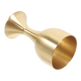 Ipetboom Cup Decorative Copper Alloy Goblet Multi Function Offering Cup for Tea Rooms Temples Zen Spaces Small High for Buddhist Art Collectors