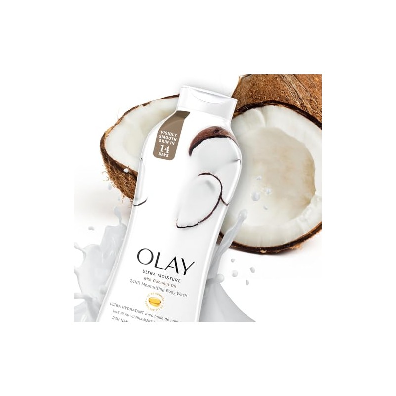 Olay Gel Líquido Corporal Ultra Hidratante Vitamina Aceite Coco 650