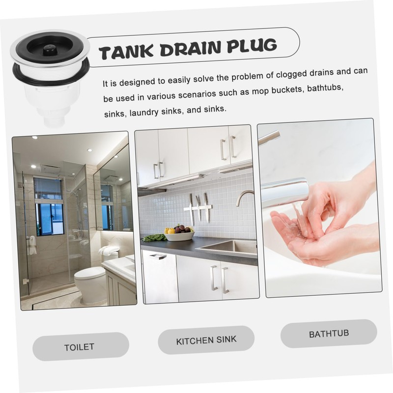 BIUDECO Drain Strainer for Ceramic Basins Professional Hair Salon Accessory