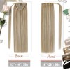 Easyouth #16P22 Real Hair Ponytail Extensions, Colour Golden Blonde Mix