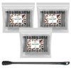 Hussoft hygiene inspection passed Easy one-handed acne removal Individually packaged black sebum extruded swab, 3 sets, 100 pieces / 후스소프트 위생검사합격 간편한 한손 여드름 제거 개별포장 블랙 피지 압출면봉, 3세트, 100개입