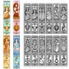 CHGCRAFT Flower Illustrations Style Clear Stamps Silicone Stamp Seal for