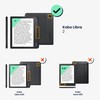 kwmobile Case Compatible with Kobo Libra 2 Case - Synthetic