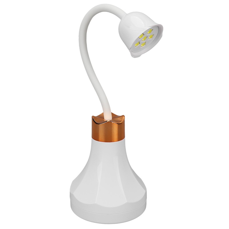 UV LED Nail Lamp Portable Home Nail Salon Rose Shaped