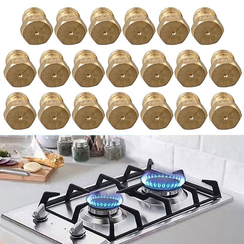 Pack of 20 Burner Nozzles, 0.5 mm Burner Gas Stove