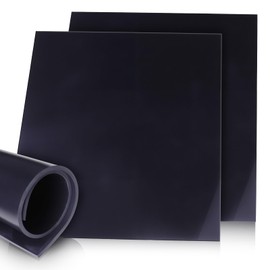 Silicone Rubber Sheet, Flexible Heat Resistant Silicone Insulation Gasket, 60 A Rubber Sheeting for DIY Gaskets Material, Pads, Seals (12 X 12 X 1/8inch X 2PCS)