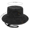 Unisex Cotton Boonie Hat Summer Outdoor Packable Fishing Bucket Hat
