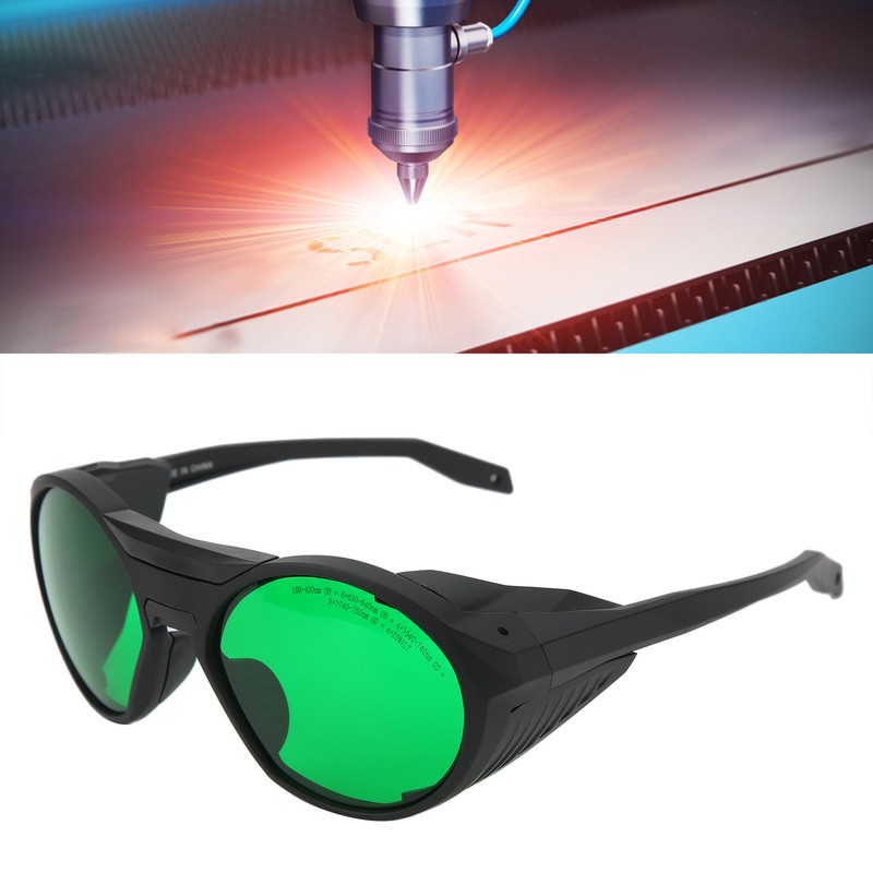 Professional Laser Protective Goggles Portable Beauty Workshop Safety Glasses (Green)