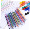 Ciieeo 50 Pcs Glitter Refill Glitter Gel Simple Ink Pen