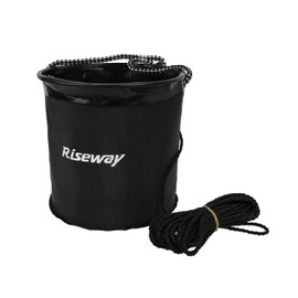 RISEWAY(ライズウェイ) EVA反転水汲みバケツ 丸型 15cm ブラック UEV-011