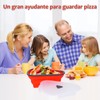 JESUS Caja de pizza de silicona, caja de pizza plegable