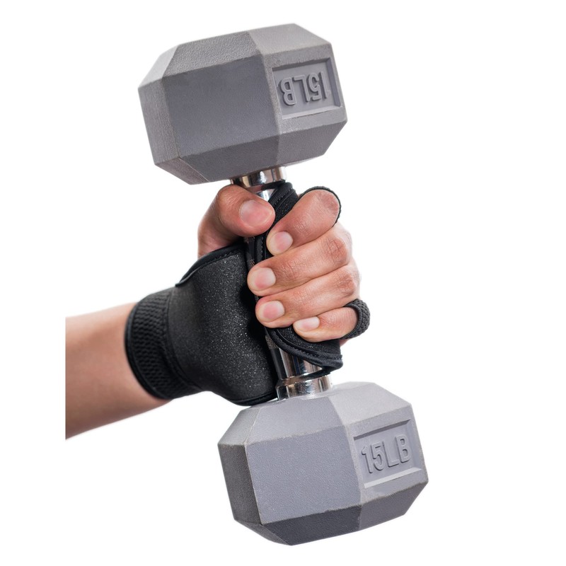 Verri | Calleras Gym sintéticas, Grip Pad para Levantamiento de