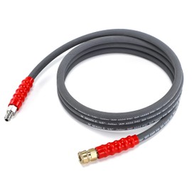 M MINGLE Pressure Washer Jumper Hose, 10 FT Whip Hose for Power Washer, Hose Reel Connector for Pressure Washing with 3/8 Inch Quick Connect