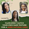 Locsanity Afro Kinky 100% Bulk Natural Human Hair - Braiding