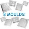Fairy Door and Window Moulds Set of 8 Concrete or