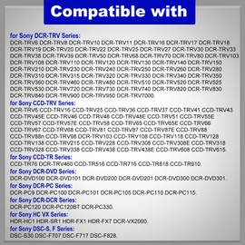 HY1C AC-L100 AC Power Adapter for Sony Handycam Hi8 DCR TRV128 TRV103 TRV130 TRV150, CCD-TRV108 TRV308 Replace AC-L10A L10B L15A L15B L100A L100B L100C.