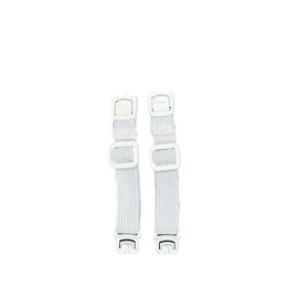 Strap Extenders Pair for Chicken/Duck Diapers by Uni Infinity (Strap Extenders White Button Buckle, One Size, 1, Count)