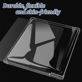 ZWWOGE 1 x Transparent Case for 6 Inch Tolino Shine 5/Shine Color/Shine 4 & Kobo Clara Colour/Clara BW (2024)/Clara 2E, Ultra Soft Flexible Skin Bumper Back Cover for Kobo Clara Colour-Clear