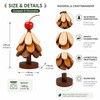 Wooden Tree Trivet Set for Dining Tables – Folding Pot