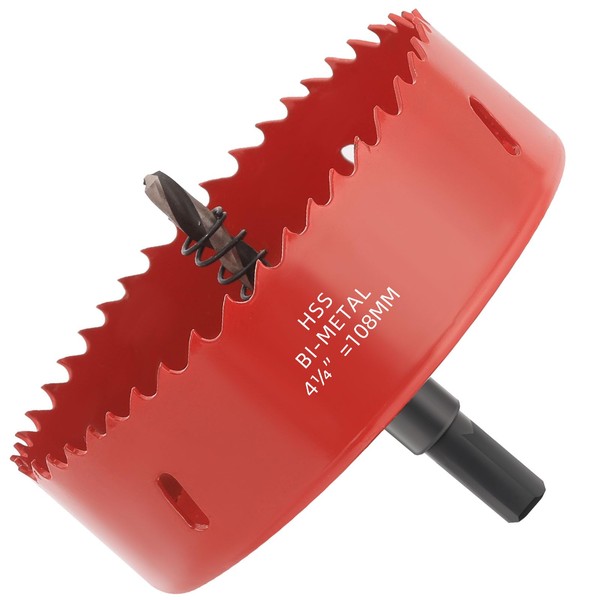 GARHWAL 4-1/4 in. Bi-Metal Hole Saw Drill Bit - General