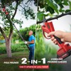 Electric Pruning Shears with Pole, 2-in-1 Cordless Pruning Shears 1.6"