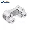 risemotom8 Chrome 2" Riser 1.25'' Handlebar Clamp For Harley Softail