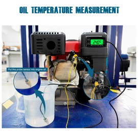 Runleader RL-TS001-20°C~+300°C(-4°F~+572°F) Waterproof Temp Sensor for Engine Water Oil Temperature Gauge Temperature Sensor Lawn Mower Motorcycle Tractor