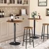 HOOBRO Bar Stools, Set of 2 Bar Chairs, Kitchen Round