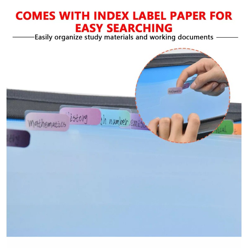 Dokpav Archivero Expandible Carpeta De Archivos De13 Bolsillos