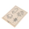 Large A4 Size Flower and Sun Tattoo Practice Skin (Pack