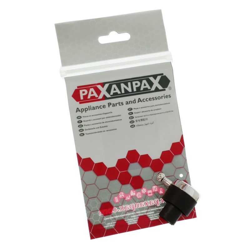 Paxanpax PCK1202 Cooker Hob Hotplate Black and Chrome Control Knob