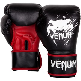 Venum Contender Kids Boxing Gloves - Black/Red - 4oz, 4 oz