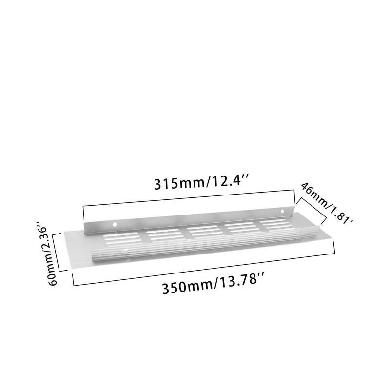 2PCS Air Vent Cover,TTZEZE Aluminium Alloy Rectangle Vent Covers for