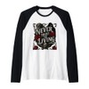 Funny Never Trust The Living Grim Reaper Motorcycle Style Raglan