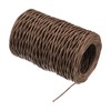 PATIKIL 164 Feet Brown Floral Bind Wire Wrap Twine, 2mm