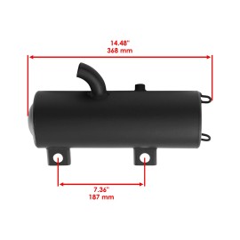 For Polaris Exhaust Muffler Silencer W/Gaskets for Polaris Trail Boss 330 2010 2011-2013