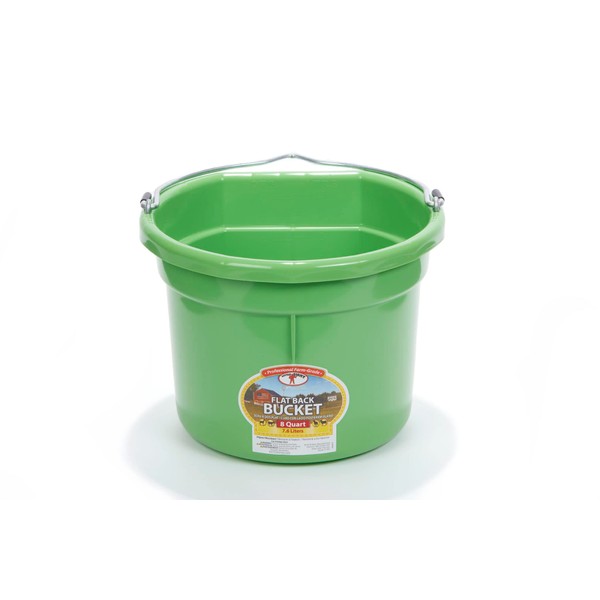 Little Giant® Flat Back Plastic Animal Feed Bucket | Animal