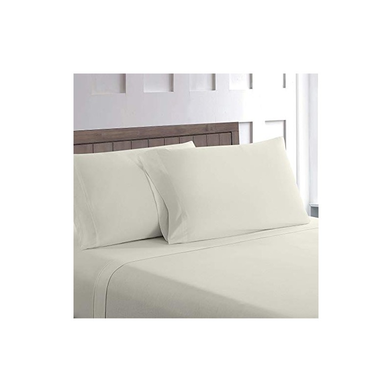 Sitara Trading Ltd Brit cotton Double Flat Sheet Easy Care
