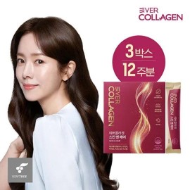 Ever Collagen Skin & Hair 3 boxes (12 weeks worth) Hair Collagen Hair Collagen / 에버콜라겐 스킨앤헤어 3박스(12주분) 헤어콜라겐 모발콜라겐