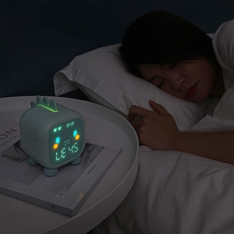 Hsthe Sea Digital Children's Alarm Clock with Night Light Snooze