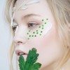 12 Boxes Weed Leaf Glitter Green Pot Leaf Sequin Leaf