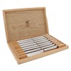 ZWILLING Contemporary Steak Knife Set of 8, Oval handle, Stainless