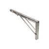 Coshar Pack of 2 Folding Shelf Bracket Heavy Duty Stainless