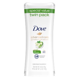 DOVE WOMENS DEO Antiperspirant Deodorant For Sweat Block Cool Essentials 48-Hour Deodorant Protection 2.6 oz 2 count (B00ZOIE4TQ)