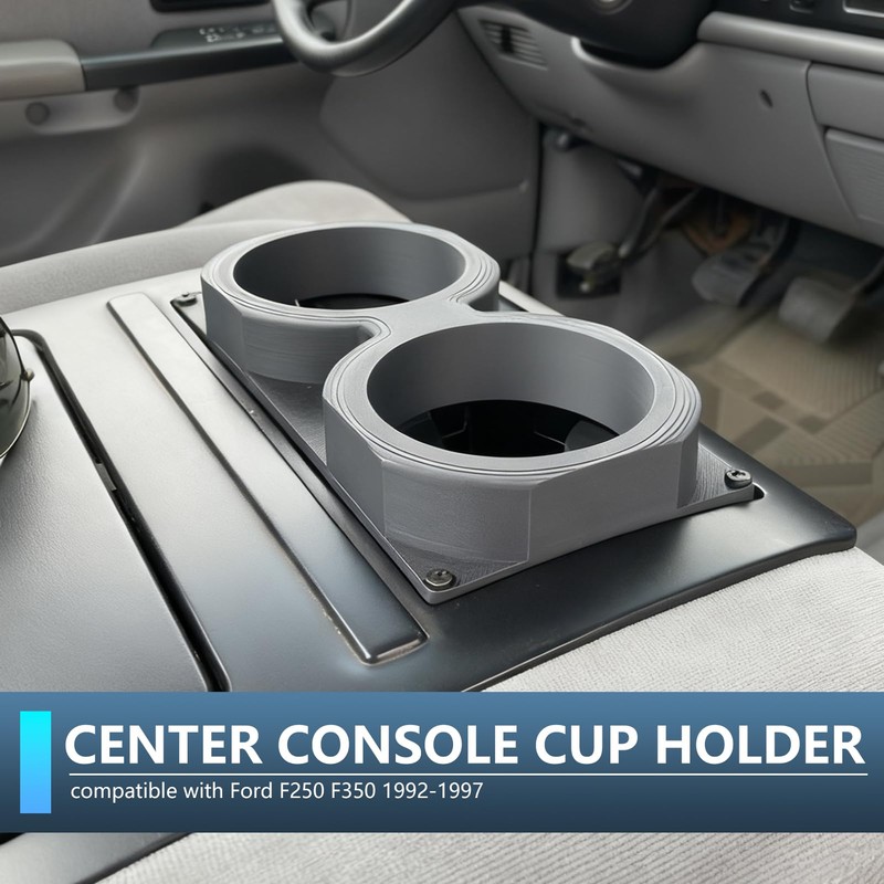 Dual Cup Holder Center Console Bottle Mount Fit for OBS
