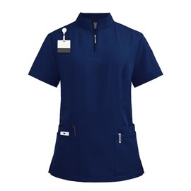 YUMERA Women's Scrub Set,Ultra-Thin Loose Multipocket V-Neck Scrubs Women Doctors Scrubs Top and Pants Soft Comforts Healthcare Tunics Workwear in Multicolors