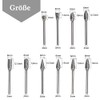 Mesee 10 Piece Carving Cutter Set, Carbide Burr Set, Rotary