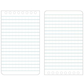 WRENBEN Weatherproof Top Spiral Notebook 3x5 Pocket Notepad with Waterproof Paper and Hard Cover, 100 Pages per Steno Pad, Graph Pattern (3" x 5", Yellow)